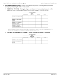 Form GEN1031 Annual County Training Plan - California, Page 6