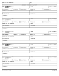 DA Form 638 &quot;Recommendation for Award&quot;, Page 3