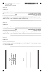 Form MFT-DB Bond of a Motor Fuel Distributor - Rhode Island, Page 2