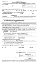 Form RTF-1 &quot;Affidavit of Consideration for Use by Seller&quot; - New Jersey