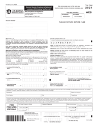 Form L-1 (R-1201) &quot;Second Quarter Employer's Return of Louisiana Withholding Tax Form&quot; - Louisiana, 2021