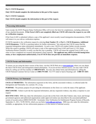 Instructions for USCIS Form G-845 Verification Request, Page 3