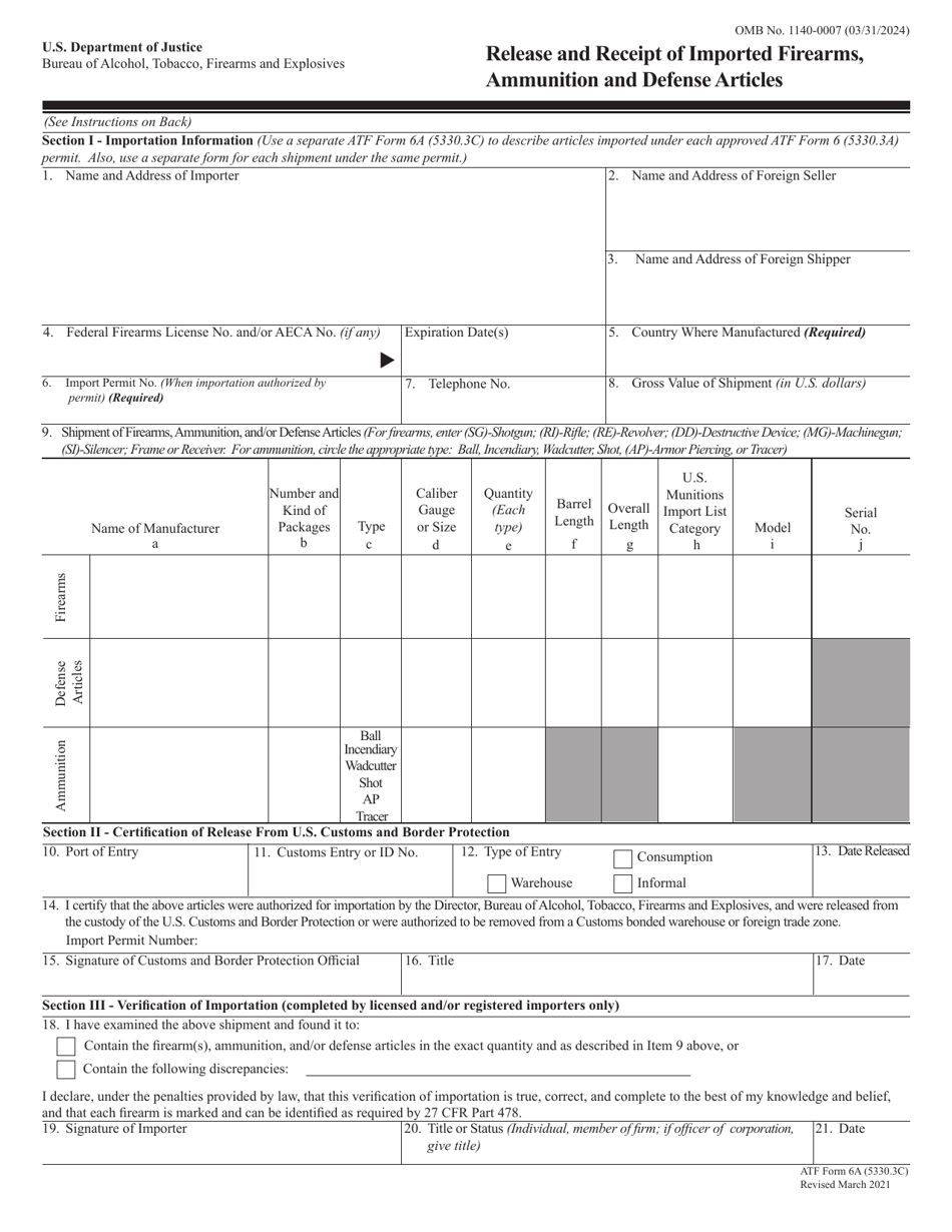 ATF Form 6A (5330.3C) - Fill Out, Sign Online and Download Fillable PDF ...