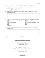 Form 25 Appellate Mediation Program: Mediator Application, Page 3