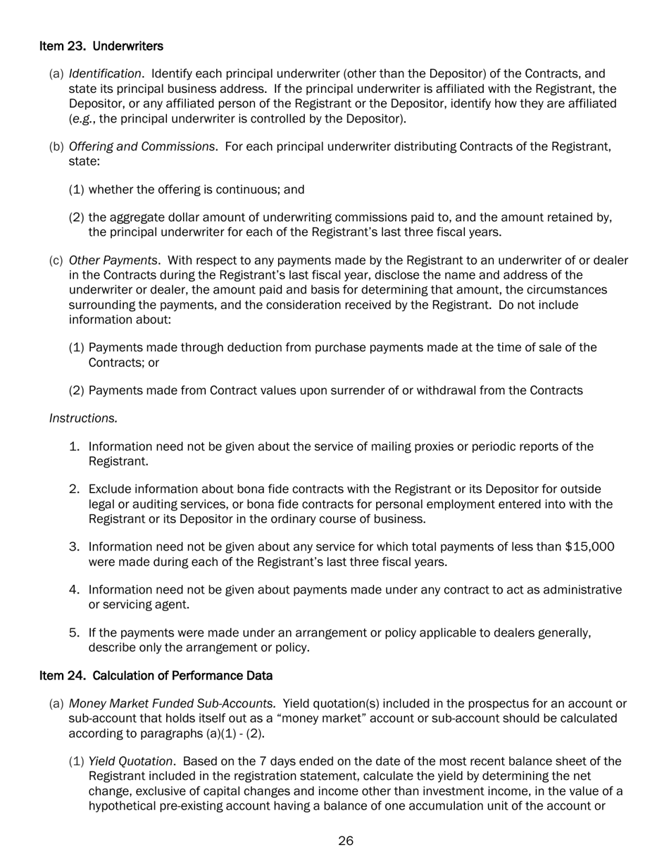 SEC Form 2125 (N-4) Registration Statement of Separate Accounts Organized as Unit Investment Trusts, Page 37