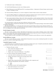 Instructions for Form X-17A-5, SEC Form 1695A Part II Focus Report, Page 16