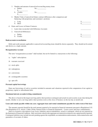 Instructions for Form X-17A-5, SEC Form 1695A Part II Focus Report, Page 17