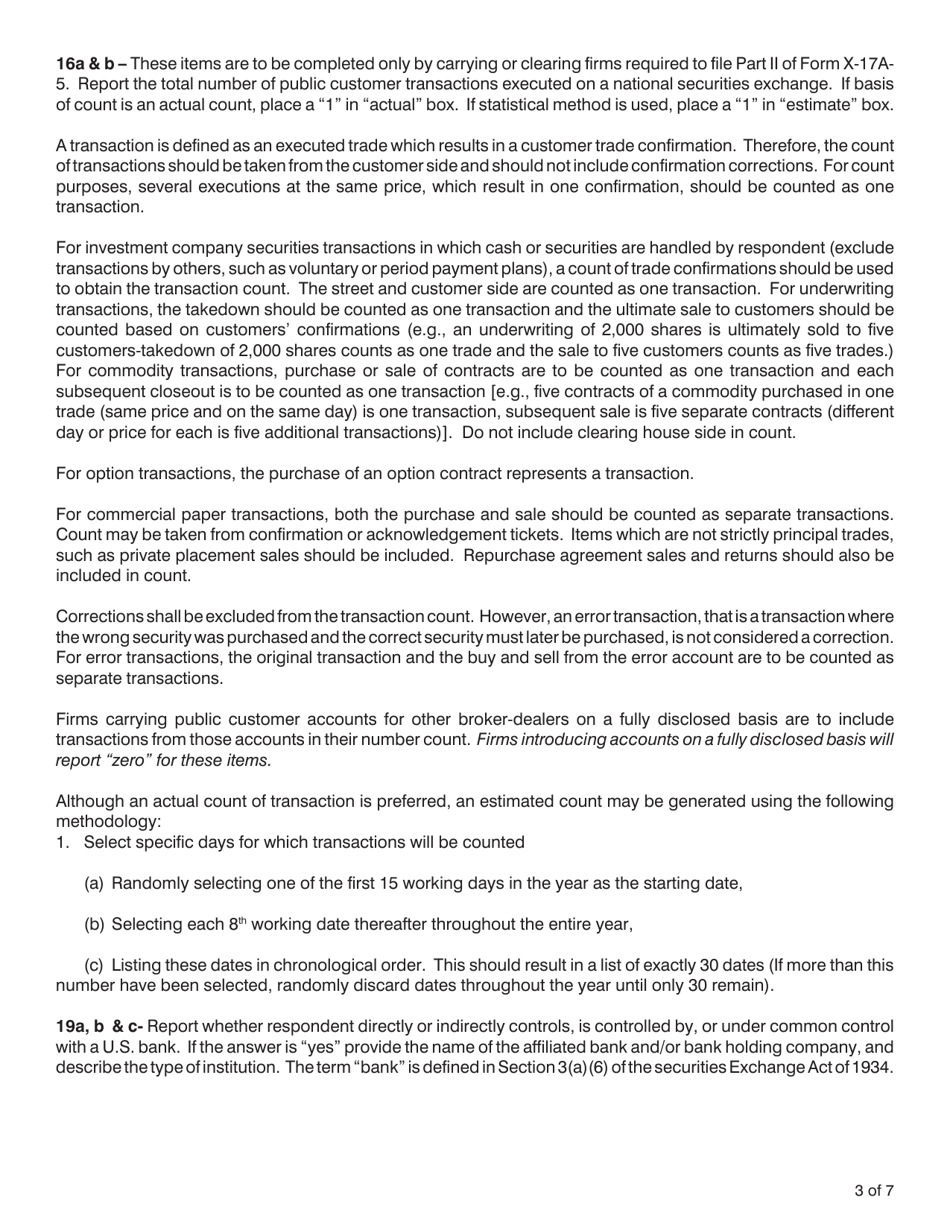 SEC Form 1675 (X17A5) Schedule I Download Printable PDF or Fill
