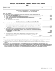 SEC Form 1695 (X-17A-5) Part II Focus Report, Page 11