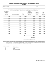 SEC Form 1695 (X-17A-5) Part II Focus Report, Page 13