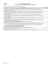SBA Form 2483 PPP First Draw Borrower Application Form (Haitian Creole), Page 2