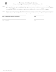 SBA Form 2483 PPP First Draw Borrower Application Form (Italian), Page 4
