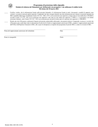 SBA Form 2483-C First Draw Borrower Application Form for Schedule C Filers Using Gross Income (Italian), Page 4