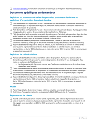 Shuttered Venue Operators Grant Application Checklist (French), Page 2
