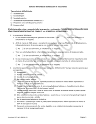 SBA Formulario 3172 Solicitud Del Fondo De Revitalizacion De Restaurantes (Spanish), Page 3