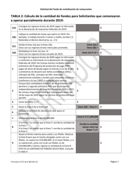 SBA Formulario 3172 Solicitud Del Fondo De Revitalizacion De Restaurantes (Spanish), Page 7
