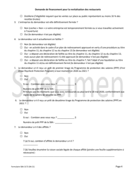 SBA Form 3172 Restaurant Revitalization Funding Application Sample (French), Page 4