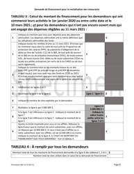 SBA Form 3172 Restaurant Revitalization Funding Application Sample (French), Page 8