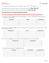 FWS Form 3-1383-C Commercial Activities Special Use Permit Application, Page 3