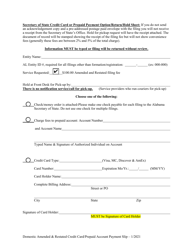 Domestic Limited Partnership (Lp) Restated Certificate of Formation - Alabama, Page 3