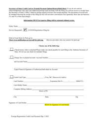 Foreign Professional Limited Liability Company (Pllc) Application for Registration - Alabama, Page 3
