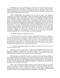 Form 50.24 Bond of Underwritten Title Company - California, Page 2