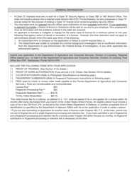 Form FDACS-16007 Application for Security Officer License - Florida, Page 5