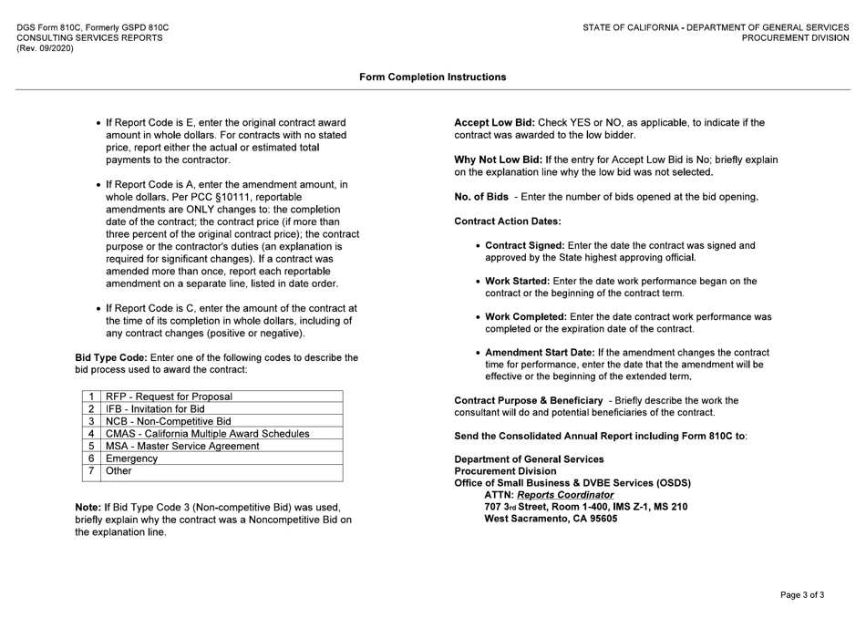 Form DGS PD810C Consulting Services Report - California, Page 4