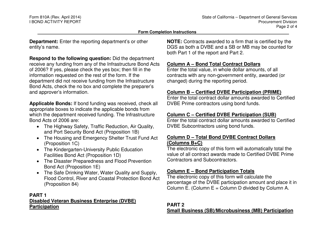 Form DGS PD810A Infrastructure Bond Activity Report - California, Page 3
