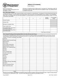 Form BC57 Affidavit of Availability - Illinois, Page 3