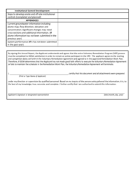 State Form 57108 Voluntary Remediation Program Annual Report - Indiana, Page 2