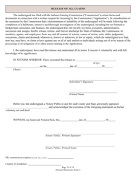 Form 2 (State Form 46781) Personal Disclosure Form - Indiana, Page 13