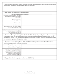 Form 2 (State Form 46781) Personal Disclosure Form - Indiana, Page 6