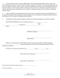 Form 3 (State Form 46782) Personal Disclosure Form - Indiana, Page 11