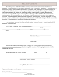 Form 3 (State Form 46782) Personal Disclosure Form - Indiana, Page 12