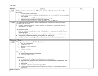 Iowa Quality Preschool Program Standards Program Portfolio Checklist - Iowa, Page 13