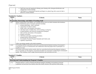 Iowa Quality Preschool Program Standards Program Portfolio Checklist - Iowa, Page 8