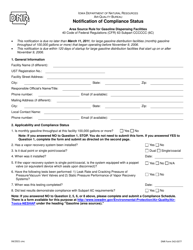 DNR Form 542-0377 Notification of Compliance Status - Iowa