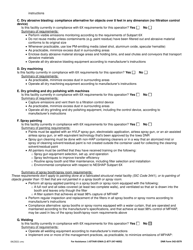 DNR Form 542-0379 Notification of Compliance Status - Area Source Rule for Nine Metal Fabrication and Finishing Source Categories - Iowa, Page 2