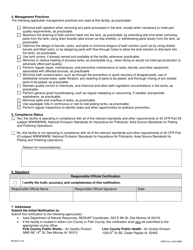 DNR Form 542-0408 Notification of Compliance Status - National Emission Standards for Hazardous Air Pollutants (Neshap) for Area Sources: Plating and Polishing - Iowa, Page 5