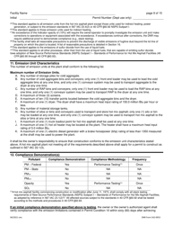 DNR Form 542-0953 Air Quality Construction Permit for a Hot Mix Asphalt Plant - Iowa, Page 9