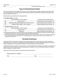 DNR Form 542-0954 Air Quality Construction Permit for a Concrete Batch Plant - Iowa, Page 3