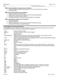 DNR Form 542-0955 Air Quality Construction Permit for an Aggregate Processing Plant - Iowa, Page 11