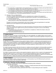 DNR Form 542-0955 Air Quality Construction Permit for an Aggregate Processing Plant - Iowa, Page 5