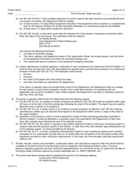 DNR Form 542-0955 Air Quality Construction Permit for an Aggregate Processing Plant - Iowa, Page 6