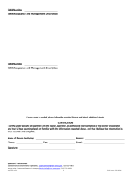 DNR Form 542-8036 Special Waste Acceptance Criteria - Iowa, Page 2