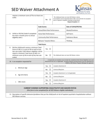 Attachment A Initial Clinical Eligibility Form - Kansas, Page 3