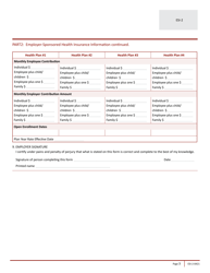 Form ESI-2 Premium Assistance Program Application - Massachusetts, Page 3