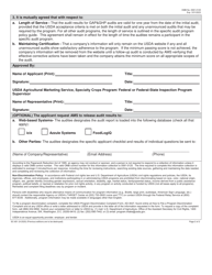 Form SC-651 Agreement for Participation in Audit Verification Programs, Page 2