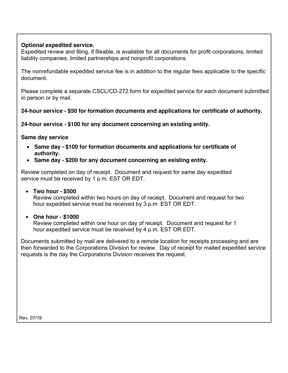 Form CSCL / CD-700 Articles of Organization for Use by Domestic Limited Liability Companies - Michigan, Page 3